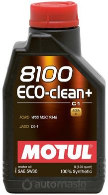 Акция_Motul 8100 Eco-clean+ 5W-30, 1л.
