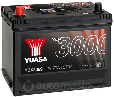 Автомобильный аккумулятор Yuasa SMF Battery Japan 12V 72Ah YBX3069 (1)