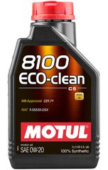 Motul 8100 Eco-clean 0W-20, 1л.