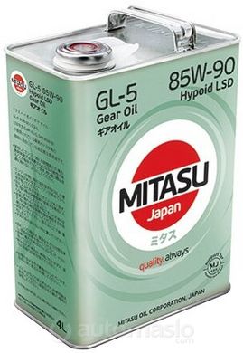 Mitasu Gear GL-5 85W-90 LSD, 4л.