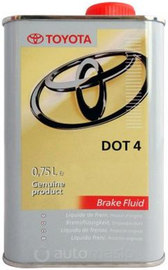 Toyota Brake Fluid DOT 4, 0,75л.
