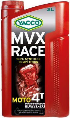 Yacco MVX Race 4T 10W-60, 2л.