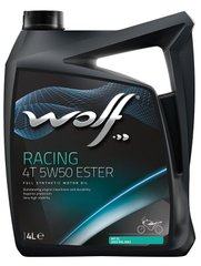 WOLF RACING 4T 5W-50 ESTER, 4л