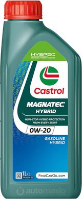 Castrol Magnatec Hybrid 0W-20, 1л.