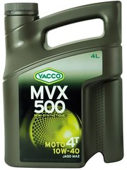 Yacco MVX 500 4T 10W-40, 4л.