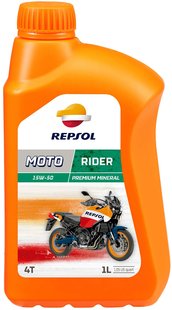 REPSOL MOTO RIDER 4T 15W50, 1л