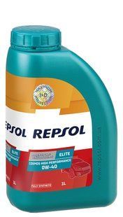 REPSOL ELITE COSMOS HIGH PERFORMANCE 0W40, 1л