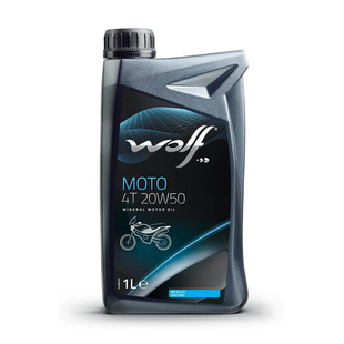 Wolf Moto 4T 20W-50, 1л