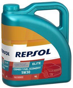 REPSOL ELITE COSMOS F FUEL ECONOMY 5W30, 4л