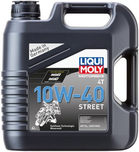 Liqui Moly Motorbike Street 4T 10W-40, 4л