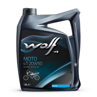 Wolf Moto 4T 20W-50, 4л