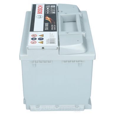 Автомобільний акумулятор BOSCH S5 005 12V 63Ah 610A (0092S50050)