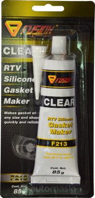 Силиконовый герметик прозрачный Fusion F213 RTV Gasket Maker CLEAR