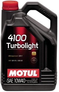 Motul 4100 Turbolight 10W-40, 5л.