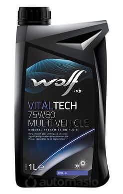 WOLF VITALTECH 75W-80 MULTI VEHICLE, 1л