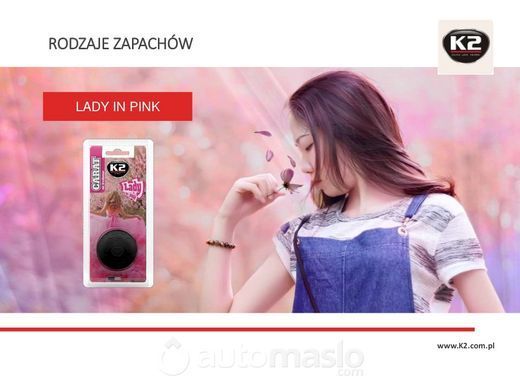 K2 CARAT LEMON ENERGY ароматизатор для дефлектора + картридж