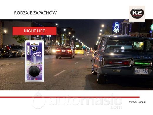K2 CARAT NIGHT LIFE ароматизатор для дефлектора + картридж