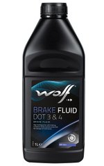 Тормозная жидкость WOLF BRAKE FLUID DOT 3&4, 1л