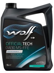 WOLF OFFICIALTECH 0W-30 MS-FFE, 5л