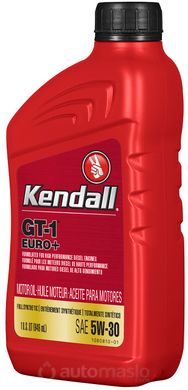 Kendall GT-1 EURO+ Premium Full Synthetic 5W-30 0,946л *