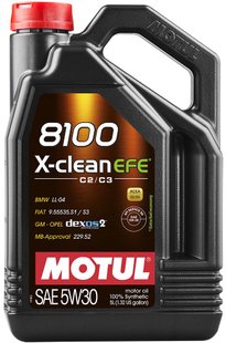 Motul 8100 X-clean EFE 5W-30, 5л.