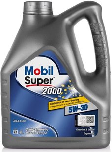 Mobil Super 2000 X1 5W-30, 4л.