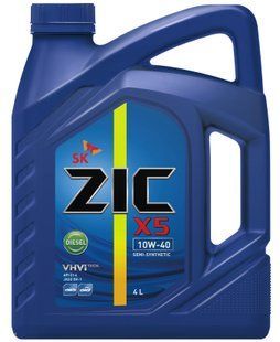 ZIC X5 10W-40 DIESEL, 4л