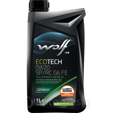 WOLF ECOTECH 0W-20 SP/RC G6 FE, 1л