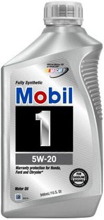 Mobil 1 Advanced Full Synthetic 5W-20, 0.946л.