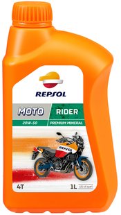 REPSOL MOTO RIDER 4T 20W50, 1л