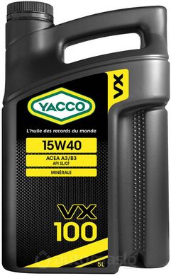 Yacco VX 100 15W-40, 5л.
