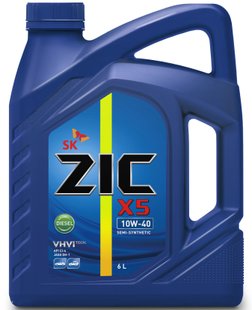 ZIC X5 10W-40 DIESEL, 6л