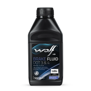 Wolf Brake Fluid DOT 3&4, 0,5л