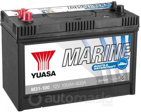 Лодочный аккумулятор Yuasa Marine Battery 12V 100Ah M31-100S