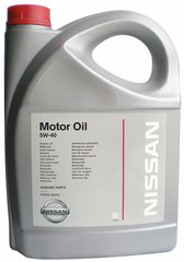 NISSAN Motor Oil 5W-40, 5л.