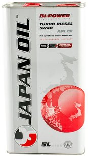 Japan Oil Bi-Power Turbo Diesel 5W-40, 5л