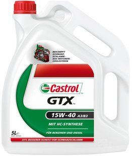 Castrol GTX A3/B3 15W-40 5л.