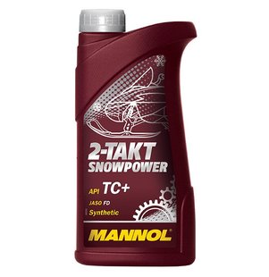 Mannol 2-TAKT SNOWPOWER TC+, 1л.