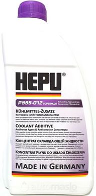 Концентрат охлаждающей жидкости Hepu G12++ super plus фиолетовый, 1.5л.