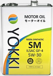 Yokki (100% FS) 5W-30 SM GF-4, 4л.