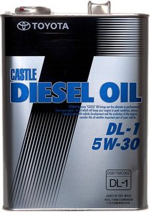 Toyota Motor Oil DL-1 5W-30, 4л.