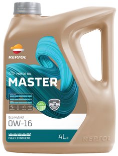 REPSOL MASTER ECO HYBRID 0W-16, 4л