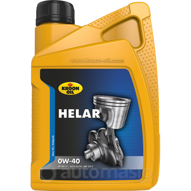 Kroon Oil Helar 0W-40, 1л.