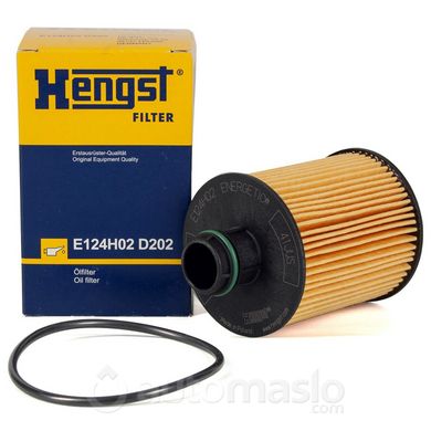 Масляный фильтр HENGST E124H02 D202