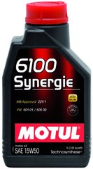 Motul 6100 Synergie 15W-50, 1л.