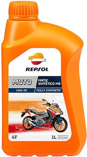 REPSOL MOTO MATIC SINTETICO MB 4T 10W30, 1л