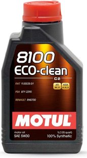 Motul 8100 Eco-clean 5W-30, 1л.