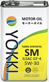 Yokki (100% FS) 5W-30 SM GF-4, 1л.