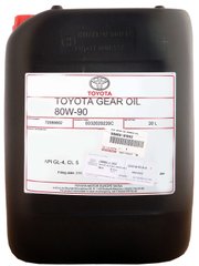 Toyota Gear Oil 80W-90, 20л.