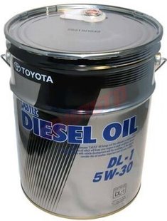 Toyota Motor Oil DL-1 5W-30, 20л.